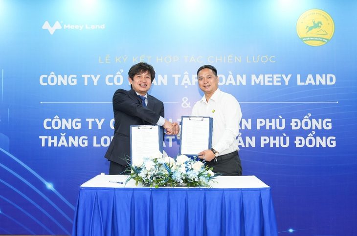 Bất động sản Phù Đổng ký kết hợp tác với Meey Land - Ảnh 1. Lễ ký kết hợp tác chiến lược giữa Meey Land và Bất động sản Phù Đổng