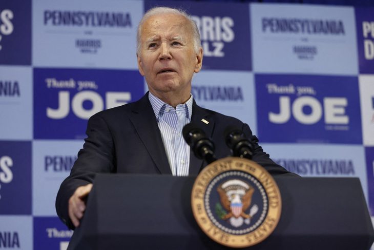 afp2024110236lf344v1previewusvotepoliticsbiden-1730948340664890534288 3 đời tổng thống Biden, Obama, Clinton lên tiếng về chiến thắng của ông Trump - Ảnh 1.
