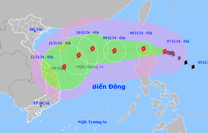 bao-yinxing-bao-so-7-2-17309335145901053239211 Bão Yinxing mạnh lên cấp tiệm cận siêu bão, sắp vào Biển Đông - Ảnh 1.